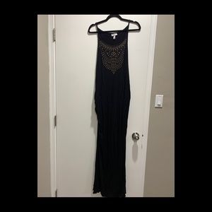 Black Maternity Maxi dress